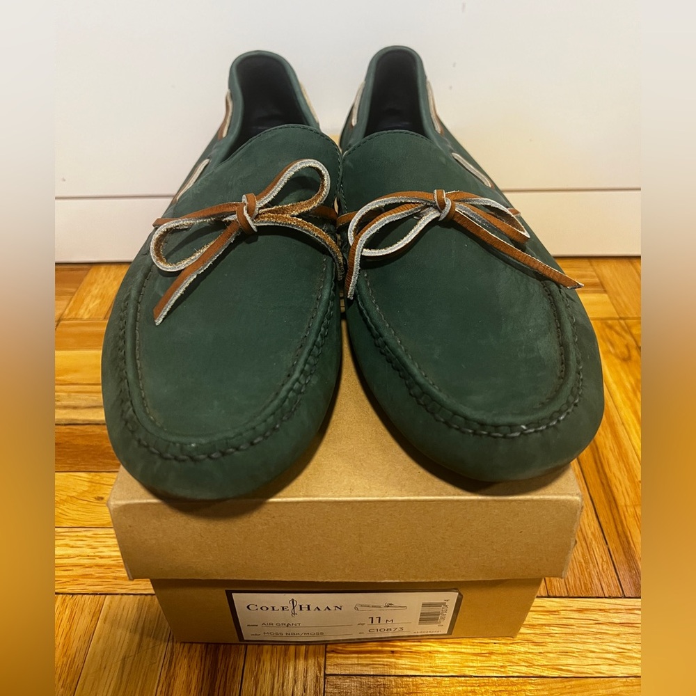 Cole Haan Men's Air Grant Driving Moccasin Green/ Moss